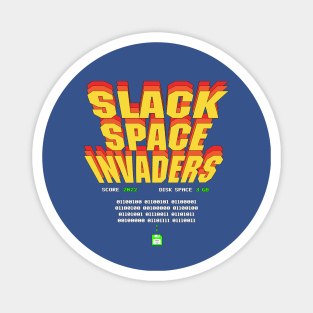 Slack Space Invaders Magnet